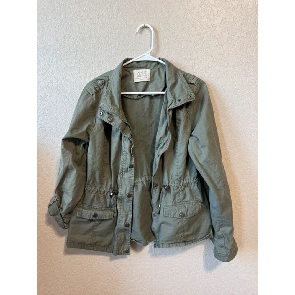 Ashley utility field jacket full zip with tiger detailing